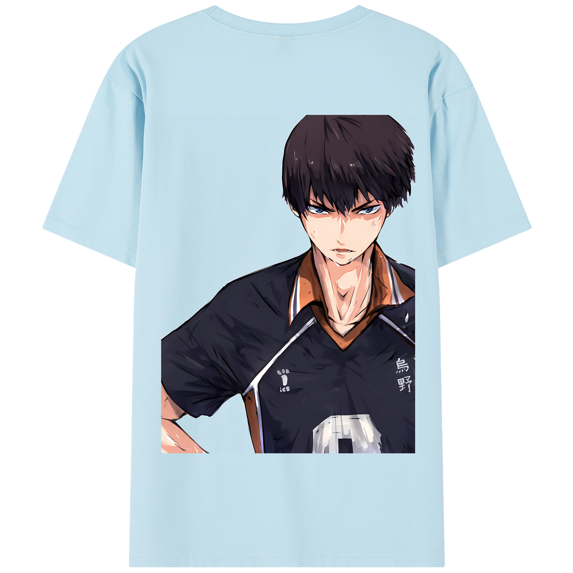 （画像用） ハイキュー!! Haikyu!! 綿100％半袖Tシャツ（背面プリント）
